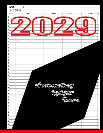 Accounting Ledger Book 2029