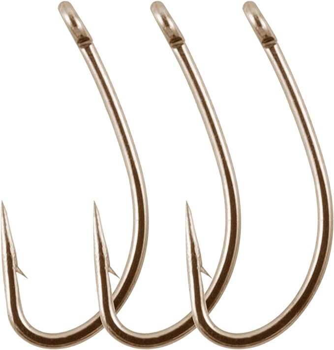 dr.fish 100pcs nyphm fly hooks fly tying hook barb curved shank fishing hook  ?dr.fish b0cgm18km4