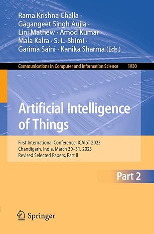 artificial intelligence of things first international conference icaiot 2023 chandigarh india part 2 1st
