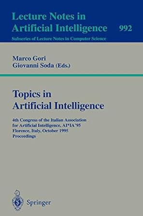 topics in artificial intelligence 4th congress of the italian association for artificial intelligence ai*ia