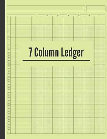 7 column ledger  benjadi publishing 979-8481099712
