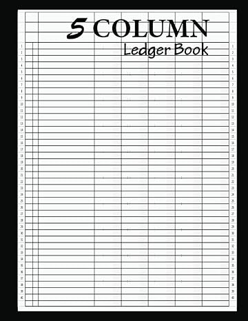 5 column ledger book  noumidia colors 979-8716954212