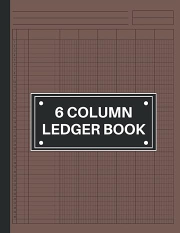 6 column ledger book accounting ledger book for bookkeeping account journal 120 pages income and expense log