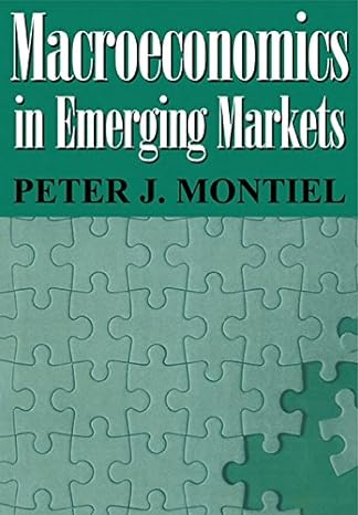 macroeconomics in emerging markets 1st edition peter j. montiel 0521785510