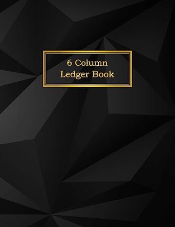 6 column ledger book  willie prints 1089793294, 978-1089793298
