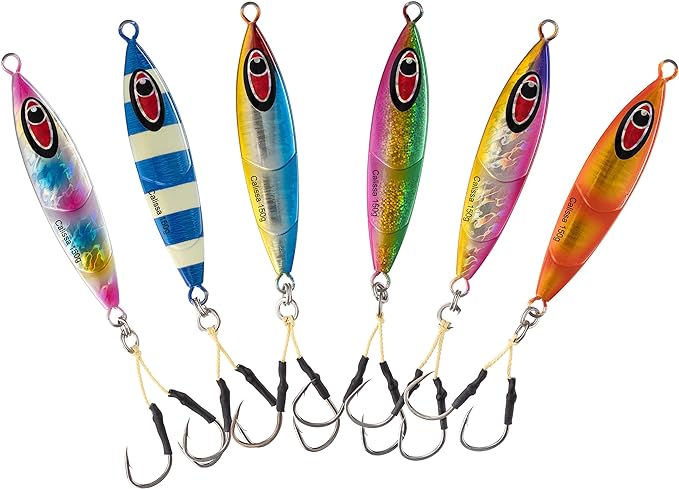 calissa offshore tackle ridged slow pitch jigs for tuna slowpitch jigs  ?calissa offshore tackle b0bcd5shcz
