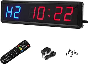 btbsign 1 8 led interval workout timer countdown stopwatch  ?btbsign b01f1un2eo
