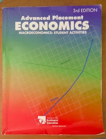 advanced placement economics macroeconomics student activities 3rd edition john s. morton ,rae jean b.