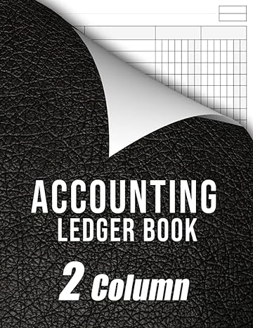accounting ledger book 2 column accounting notebook for bookkeeping and tracking finances and transactions