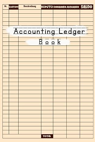 accounting ledger notebook 120 pages simple accounting ledger tracker logbook record income and expenses for