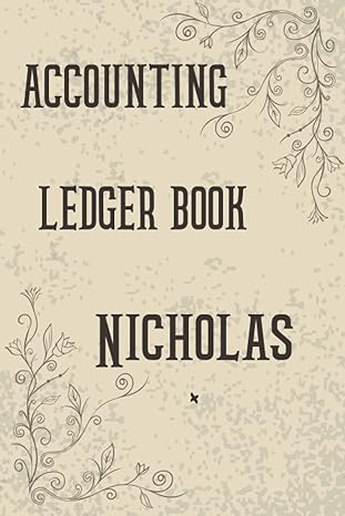 accounting ledger book nicholas business notebook for bookkeeping 6x9 inches soft cover mate finish  agafay