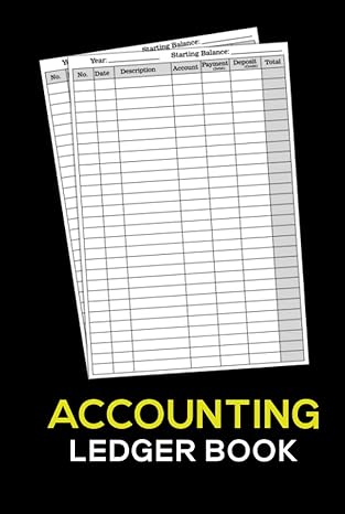 accounting ledger book simple income and expense pages for home or business with notes  ledecky press