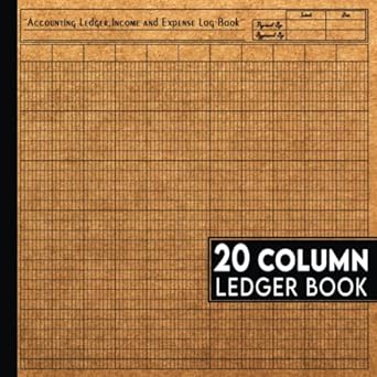 accounting ledger 20 column log book texture brown paper cover design ledger book column ledger book size 8