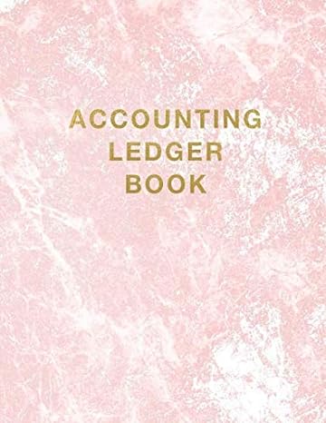 account ledger book pink marble cover simple accounting ledger for bookkeeping 6 column account record