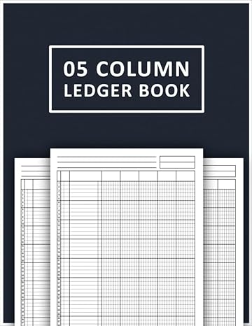 5 column ledger book accounting ledger book fork bookkeeping small business landlord and personal use five
