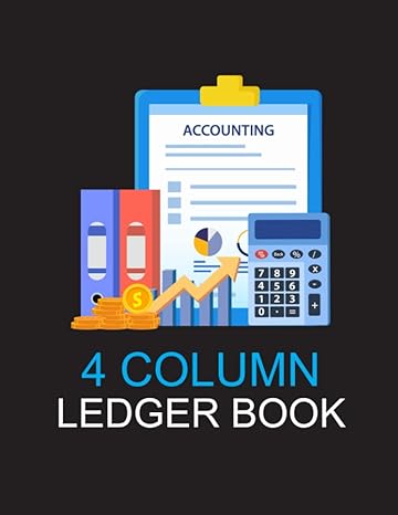 4 column ledger book simple large accounting log book for bookkeeping and financial planning 4 columns