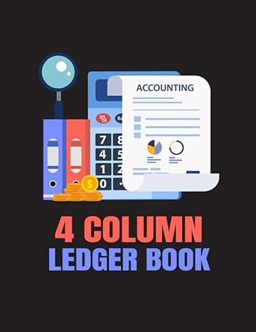 4 column ledger book accounting bookkeeping notebook accounting record keeping books accounting ledger 4