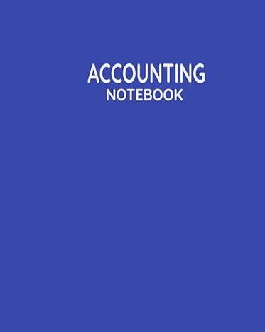 blue accounting notebook subject notebook paperback cover 8x10 with 120 line pages  sweet precious one