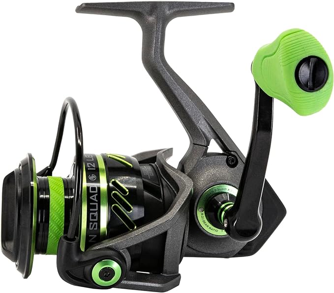 catch co googan squad green series spinning reel bass finesse fishing  ‎catch co b0bhxgrhll