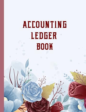 accounting ledger book 6 column blank finance organizer for small business in floral cover income and expense