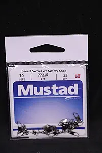mustadstay lock snap black 3 size 4  ‎mustad b07cgzz9t1