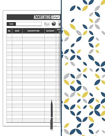 accounting ledger book simple accounting ledger tracker and logbook to record payment and deposit