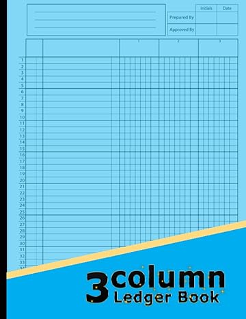 3 column ledger book general accounting ledger book for bookkeeping columnar pad journal notebook income and