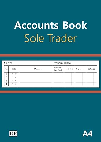accounts book sole trader a4 size accounting ledger book record income and expenses for small businesses and