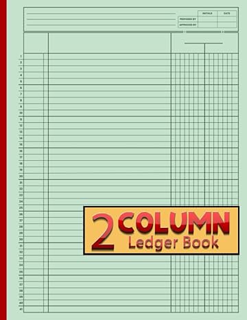 2 column ledger book simple accounting ledger book for bookkeeping and small business columnar pad journal