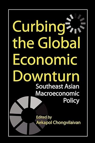 curbing the global economic downturn southeast asian macroeconomic policy 1st edition aekapol chongvilaivan