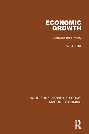 economic growth analysis and policy 1st edition walter eltis 1138944904, 978-1138944909
