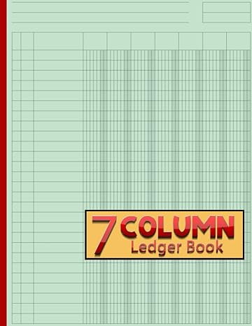 7 column ledger book simple accounting ledger book for bookkeeping and small business columnar pad journal