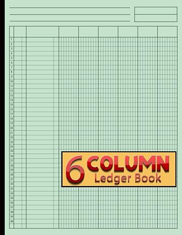 6 Column Ledger Book Simple Accounting Ledger Book For Bookkeeping And Small Business Columnar Pad Journal Notebook Income And Expense Log Book For Small Business And Personal Finance
