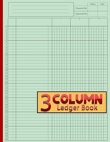 3 column ledger book simple accounting ledger book for bookkeeping and small business columnar pad journal