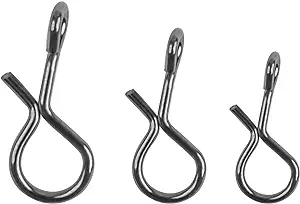 ‎shaddock fishing no knot fast snaps stainless steel fast change connect clips for fishing jigs lures 