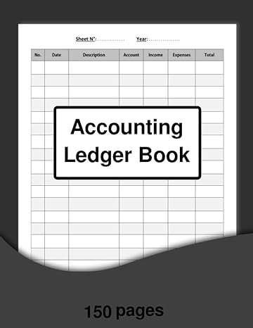accounting ledger book large accounting ledger for bookkeeping and small business income expense account