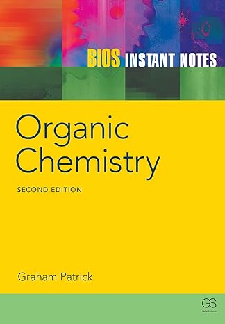 bios instant notes in organic chemistry 2nd edition graham patrick 1859962645, 978-1859962640