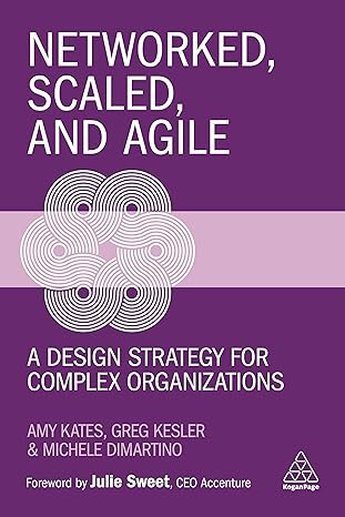 Networked Scaled And Agile A Design Strategy For Complex Organizations