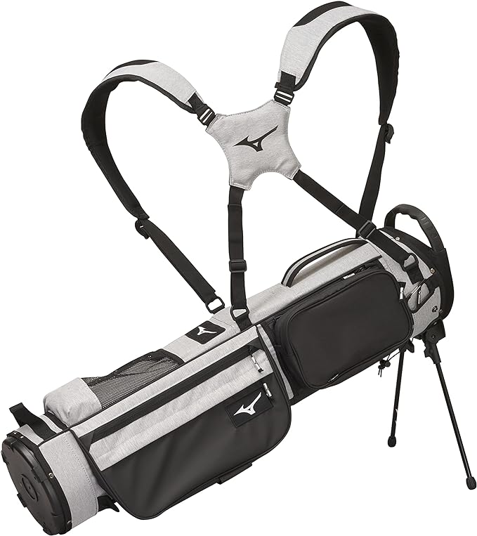 mizuno br d2 golf carry bag 4 way top cuff 2 full length dividers dual shoulder straps  ‎mizuno b096sz76x2