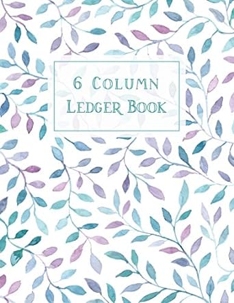 ledger book 6 column accounting ledger book ledger for small business bookkeeping notebook record books