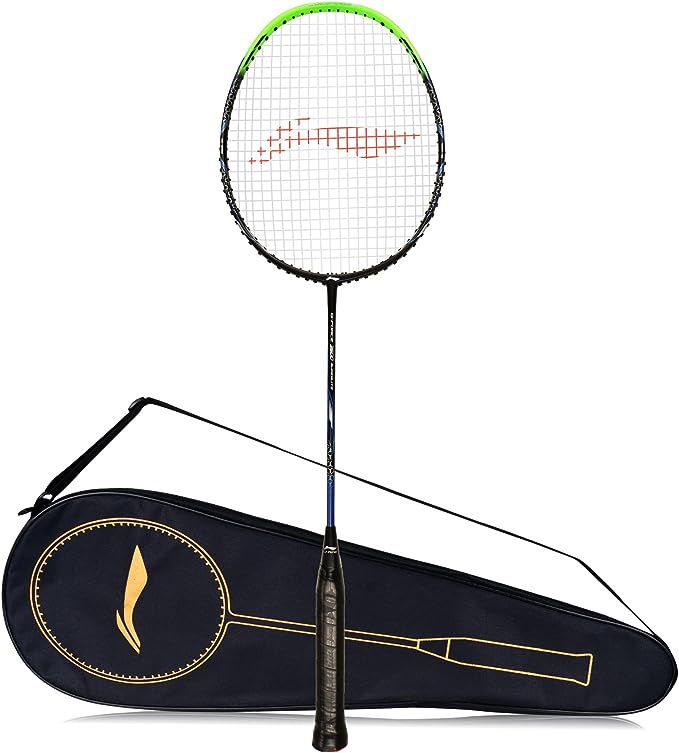 li ning g force superlite 3600 carbon fiber strung badminton racquet with free full cover g4  ‎li-ning