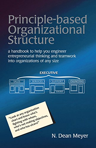 principle based organizational structure a handbook to help you engineer entrepreneurial thinking and