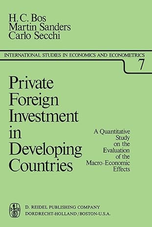 private foreign investment in developing countries a quantitative study on the evaluation of the macro