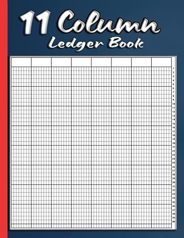 11 column ledger book accounting ledger book for bookkeeping ledger book for small business and personal use