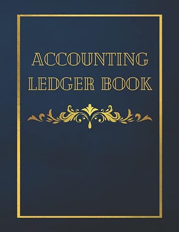 accounting ledger book a simple navy blue and gold columned accounting ledger notebook for bookkeeping and