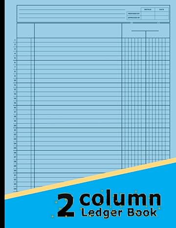 2 column ledger book general accounting ledger book for bookkeeping columnar pad journal notebook income and