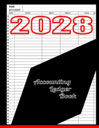Accounting Ledger Book 2028 Accounting Ledger Book Income And Expense Logbook 8 5 X 11