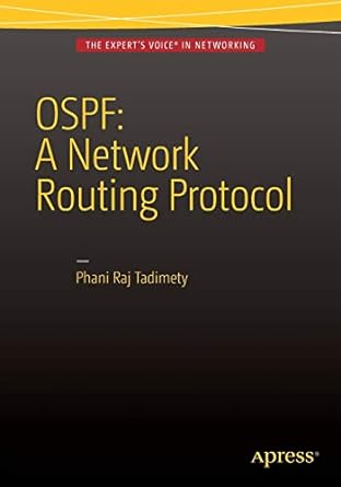 ospf a network routing protocol 1st edition phani raj tadimety 1484214110, 978-1484214114