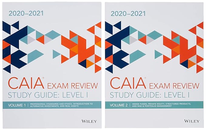 wiley study guide for 2020 2021 level i caia exam complete set 1st edition wiley 1119707595, 978-1119707592