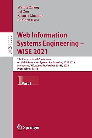 web information systems engineering wise 2021 22nd international conference on web information systems